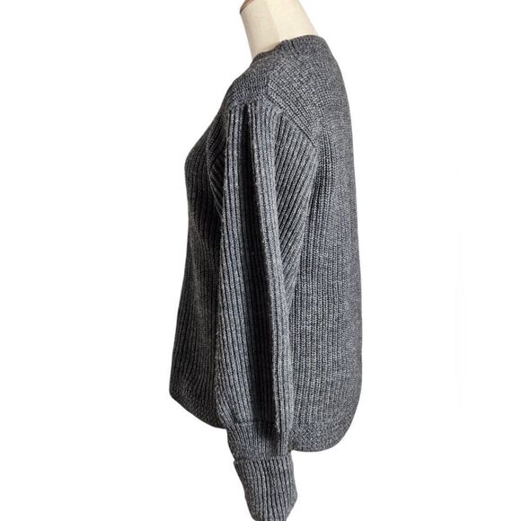 Linea Maglia Gray Alpaca Wool Blend Italian Sweater - Picture 6 of 9